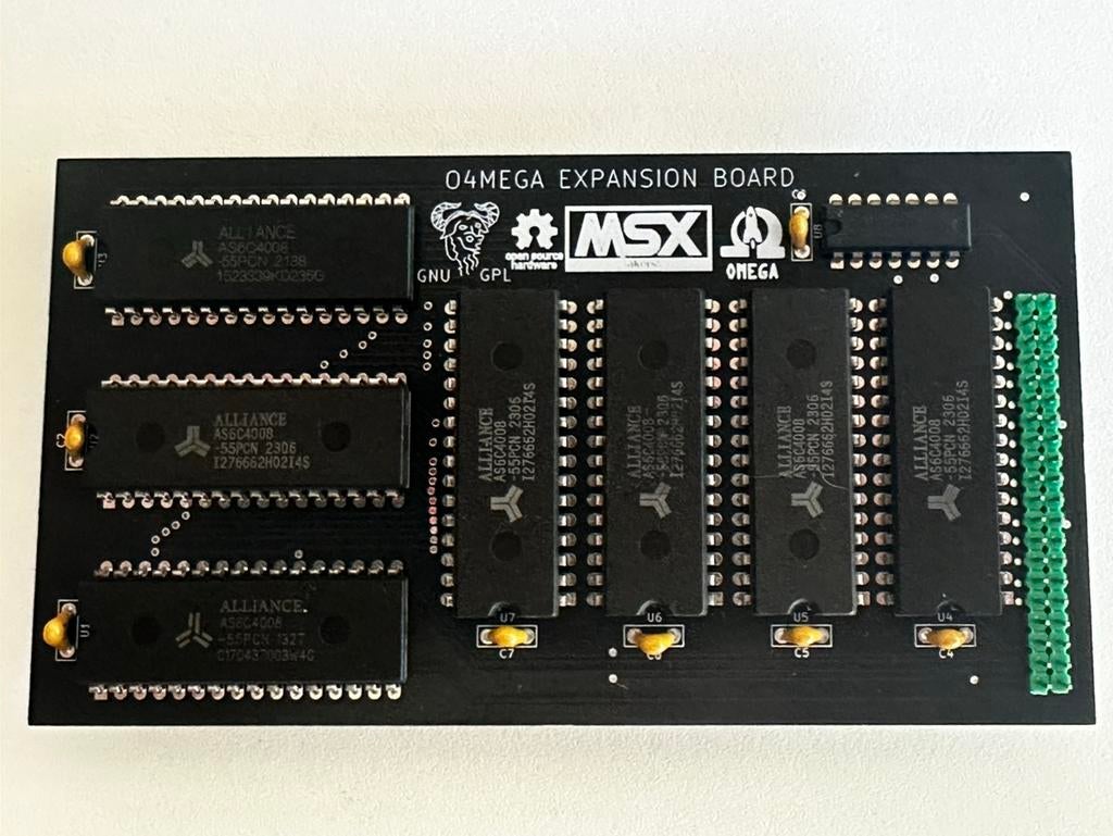 O4MEGA 4MB Geheugen uitbreiding voor Omega MSX2(+) computers, Computers en Software, Vintage Computers, Ophalen of Verzenden