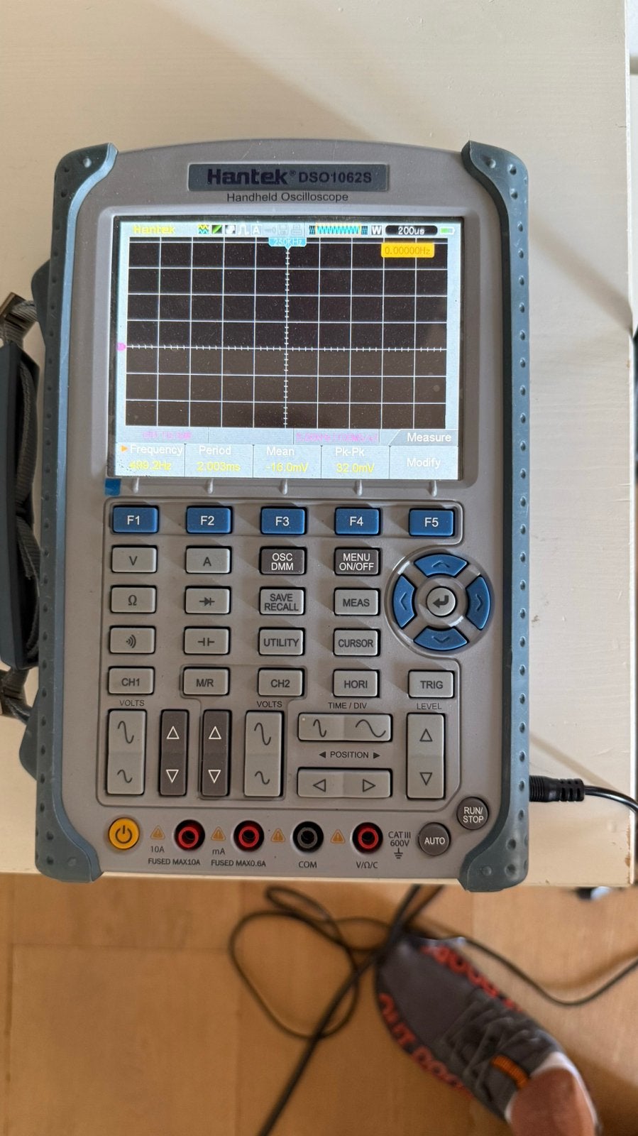 Hantek 1062S oscilloscoop 60 MHz, geïsoleerd, Ophalen of Verzenden, Zo goed als nieuw