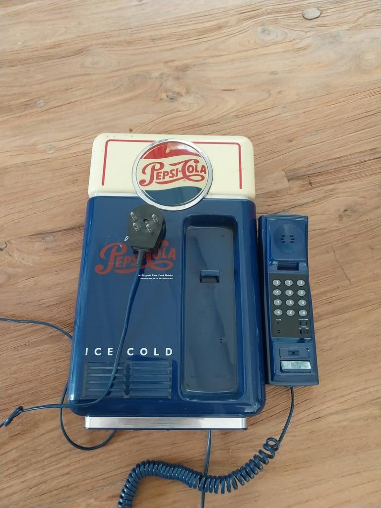 Vintage Pepsi-Cola Telefoon - Ice Cold Design, Ophalen of Verzenden, Gebruikt, 1 handset