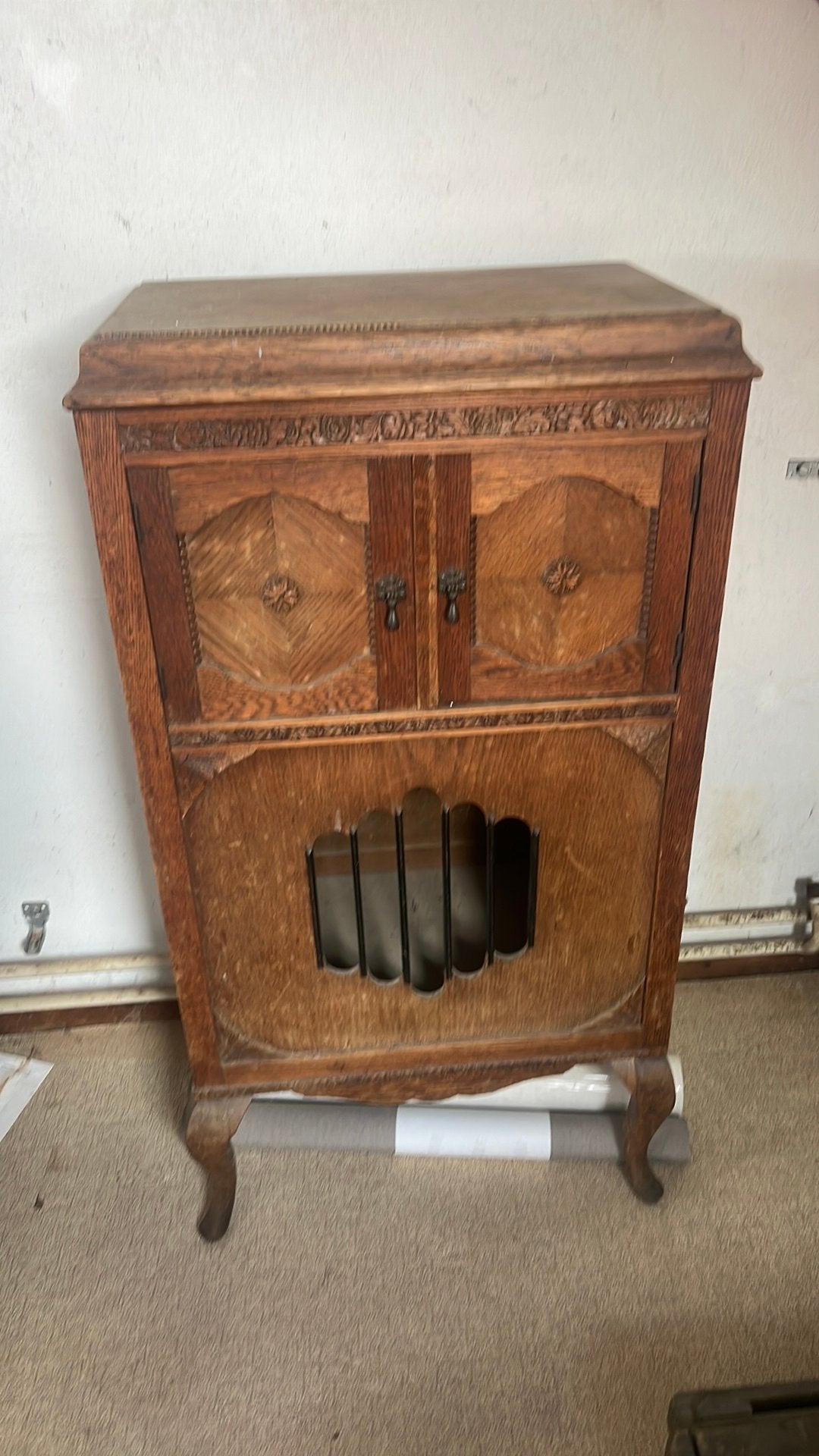 Vintage kastje platenspeler, Ophalen of Verzenden