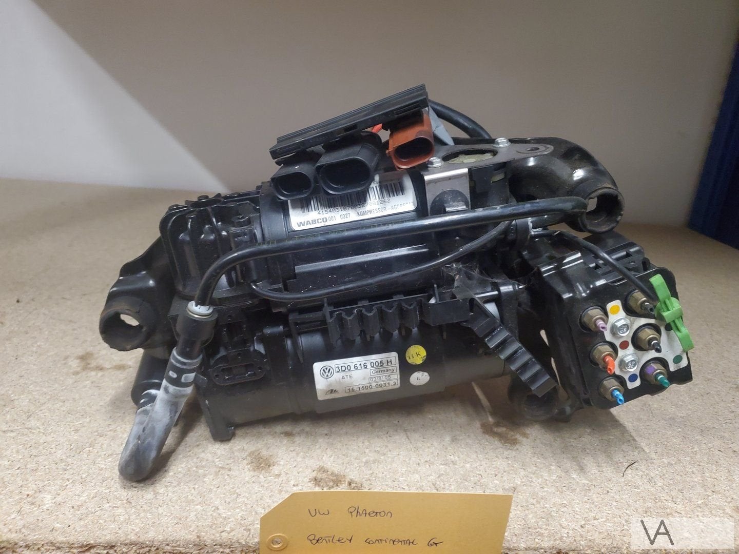 Bentley conti VW Phaeton 2002 - 2010 compressor luchtvering, Gebruikt, -, Volkswagen, -