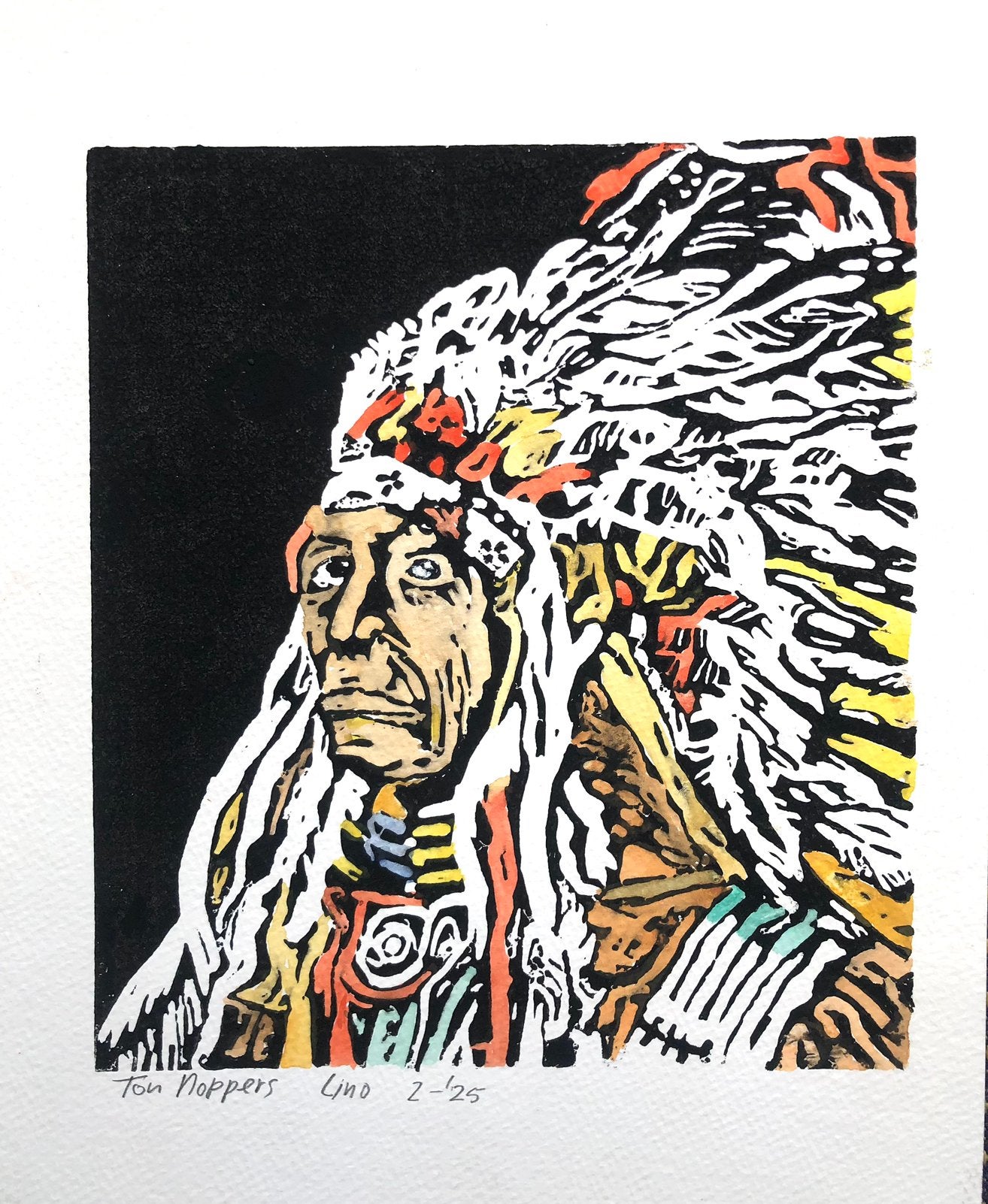 Lino “Indiaan”, Ophalen of Verzenden