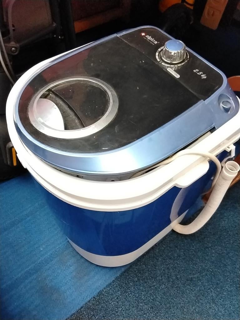 Compacte mini wasmachine voor camping of kleine ruimtes, Caravans en Kamperen, Ophalen, Gebruikt