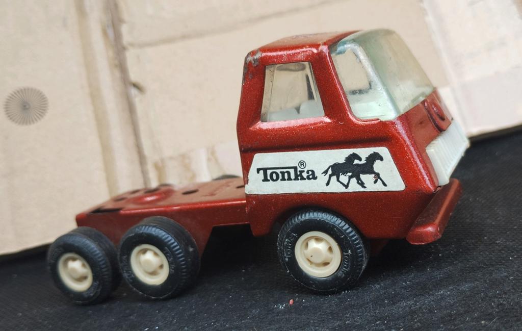 Vintage Tonka Truck - Rode Speelgoedvrachtwagen, Verzenden, Gebruikt