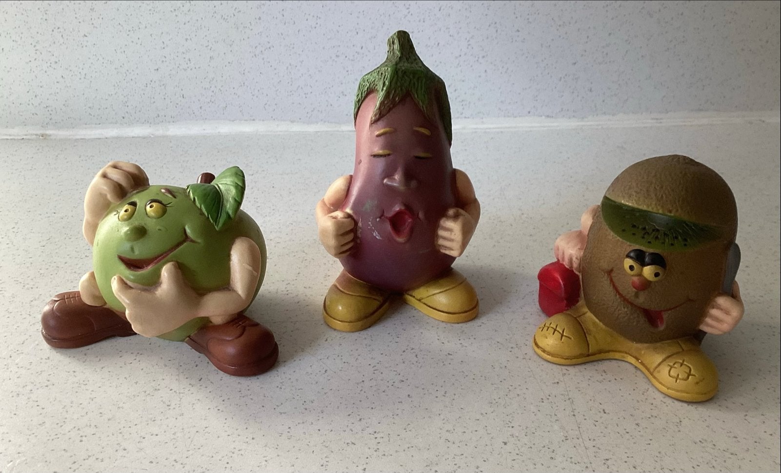 Vintage Anton  1993 Made in Spain fruit/groente beeldjes, Ophalen of Verzenden, Gebruikt