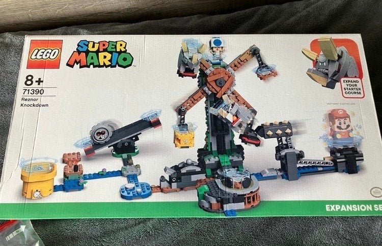 LEGO Super Mario 71390 Reznor Knockdown Uitbreidingsset, Ophalen of Verzenden, Zo goed als nieuw