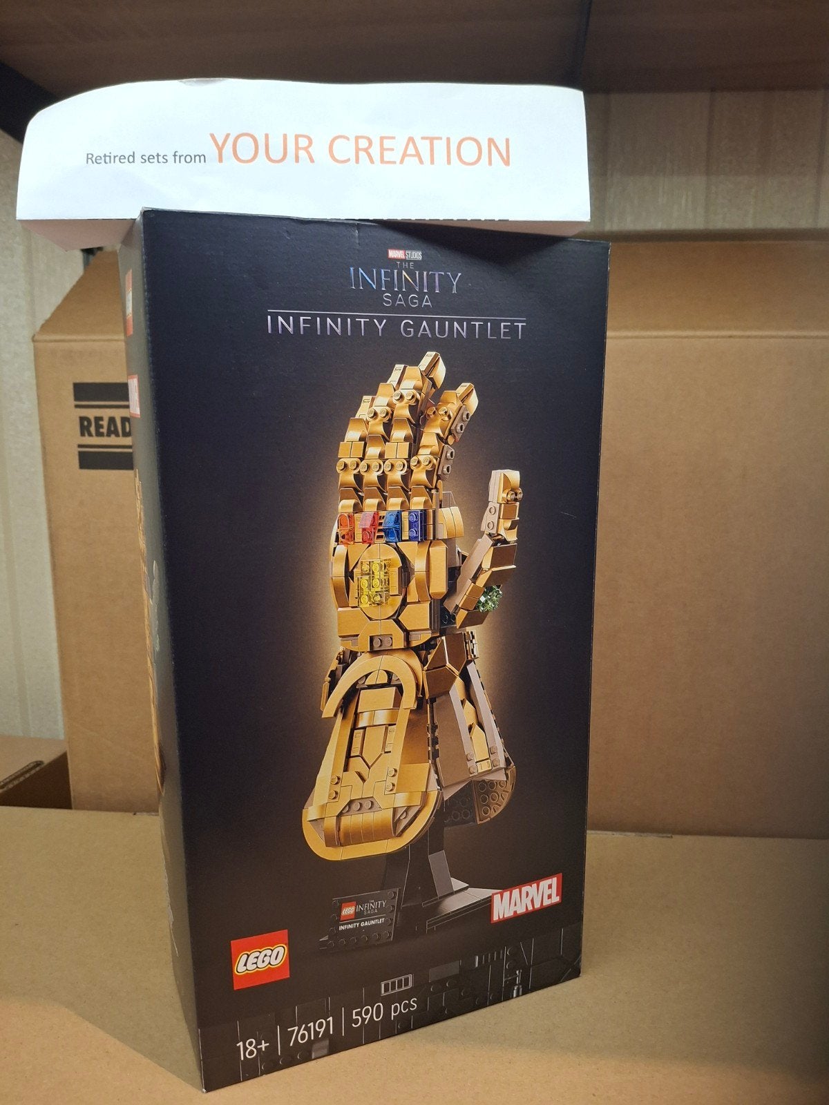NIEUW LEGO 76191 Marvel Infinity Gauntlet, Marvel, Lego, Nieuw, Ophalen of Verzenden