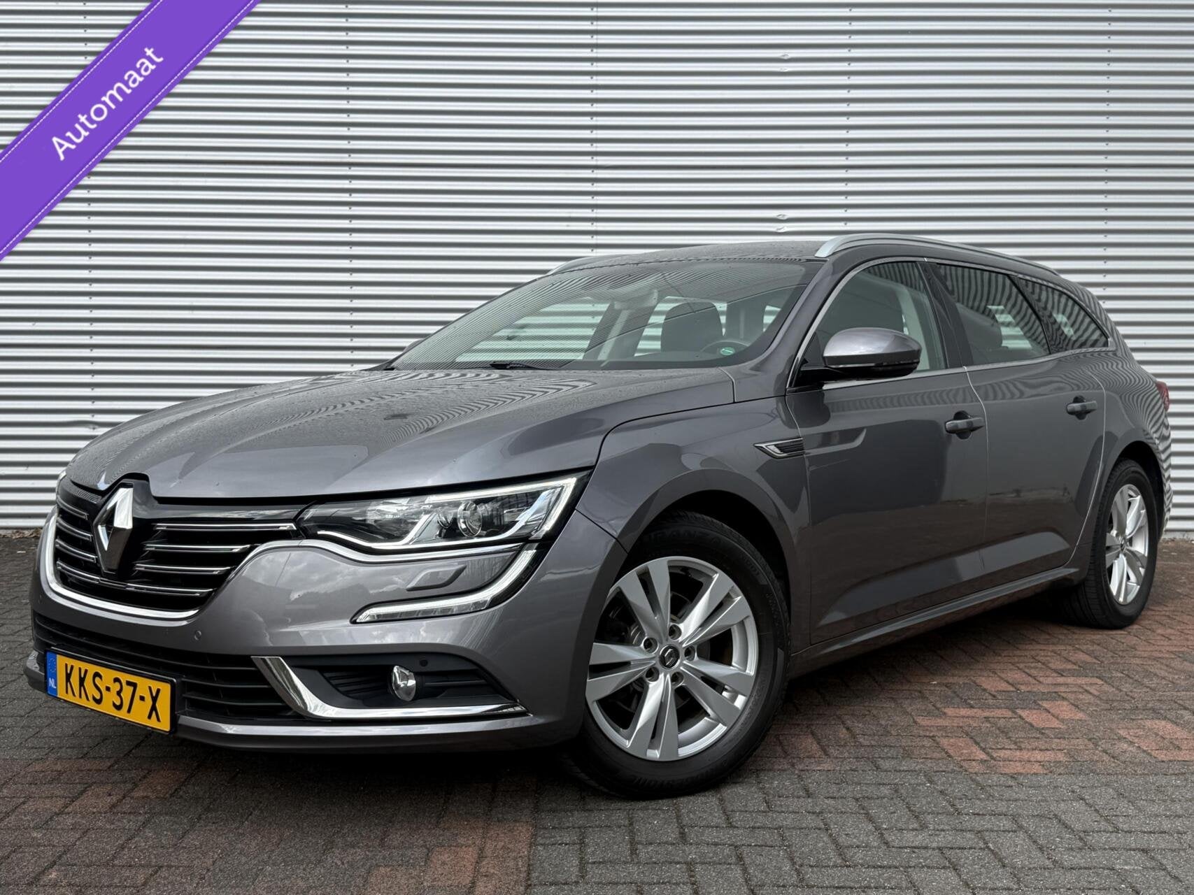 Renault Talisman Estate 1.6 TCe Intens Automaat |Airco|cruis, Auto's, Stof, Gebruikt, Zwart, 14 km/l