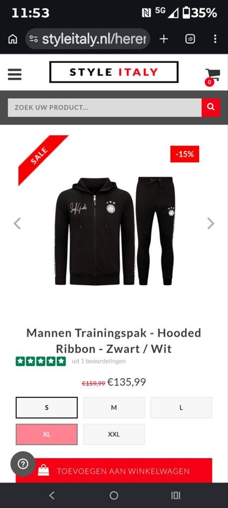 Local fanatic nieuwe trainingspak, Kleding | Heren, Ophalen, Nieuw