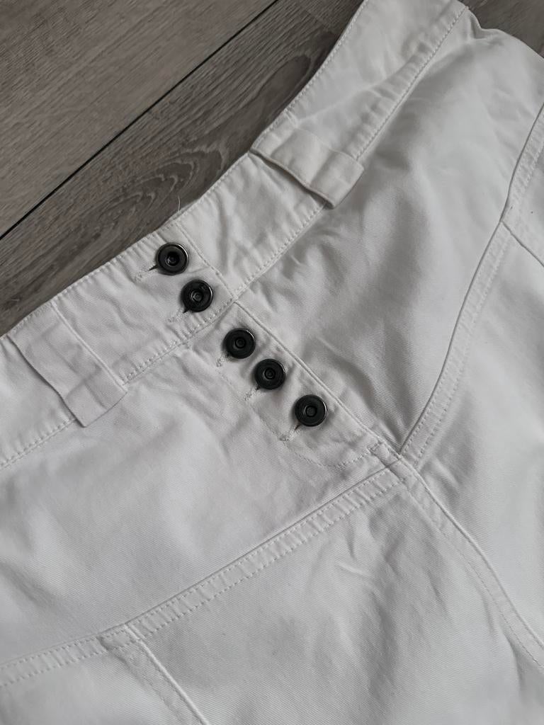 H&M wit spijkerrok mt 44, Kleding | Dames, Rokken, Wit, Maat 42/44 (L), Ophalen of Verzenden, Gedragen