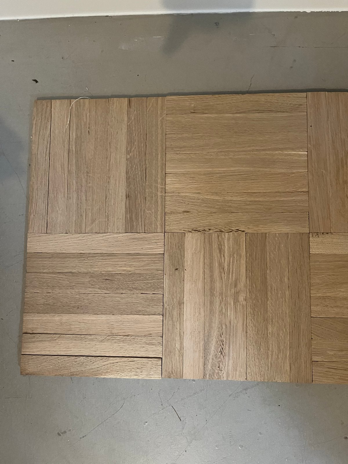 Restpartij Massief Eiken Mozaïek Parketvloer - ca. 11,7 m², Gebruikt, 10 m² of meer, 10 tot 30 cm, Hout