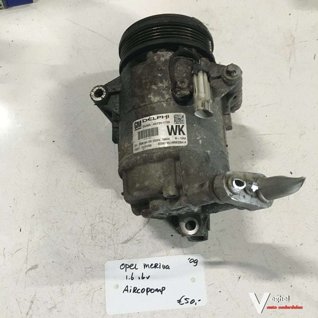 Opel Meriva 1.6 16v automaat 2009 Aircopomp, Gebruikt, -, -, Ophalen of Verzenden