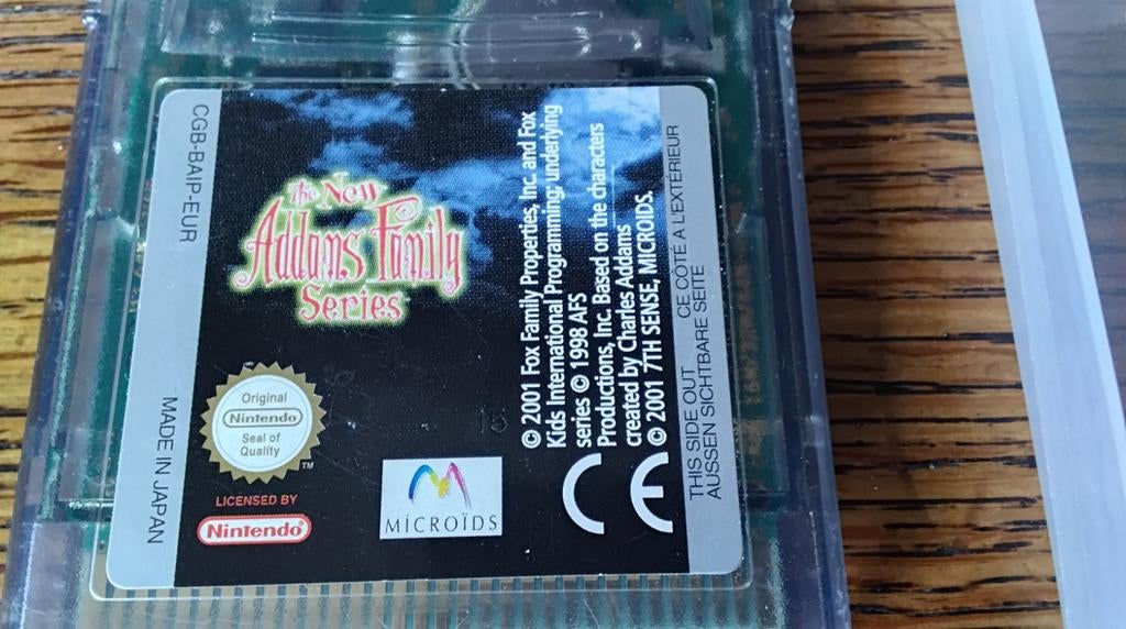 Gameboy spelletje Adams Family zeldzaam, Ophalen of Verzenden