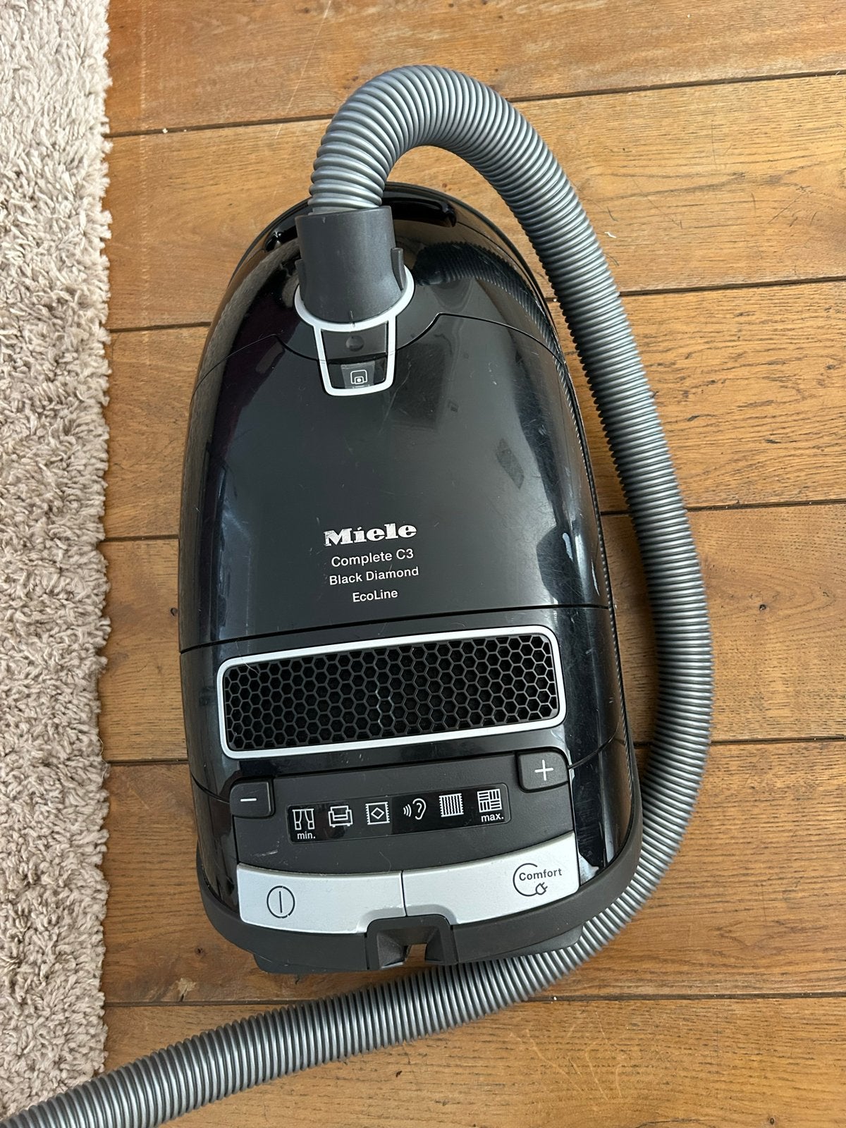 Miele Complete C3 Black Diamond EcoLine Stofzuiger, Witgoed en Apparatuur, Stofzuigers, Zo goed als nieuw, Miele, Minder dan 1200 watt