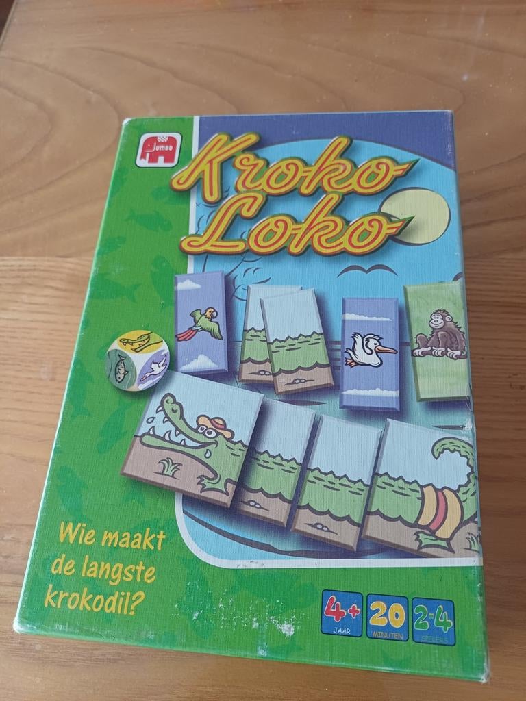 Kroko Loko compleet gezelschapsspel - Zeer goede staat, Drie of vier spelers, Ophalen of Verzenden, Zo goed als nieuw, Jumbo