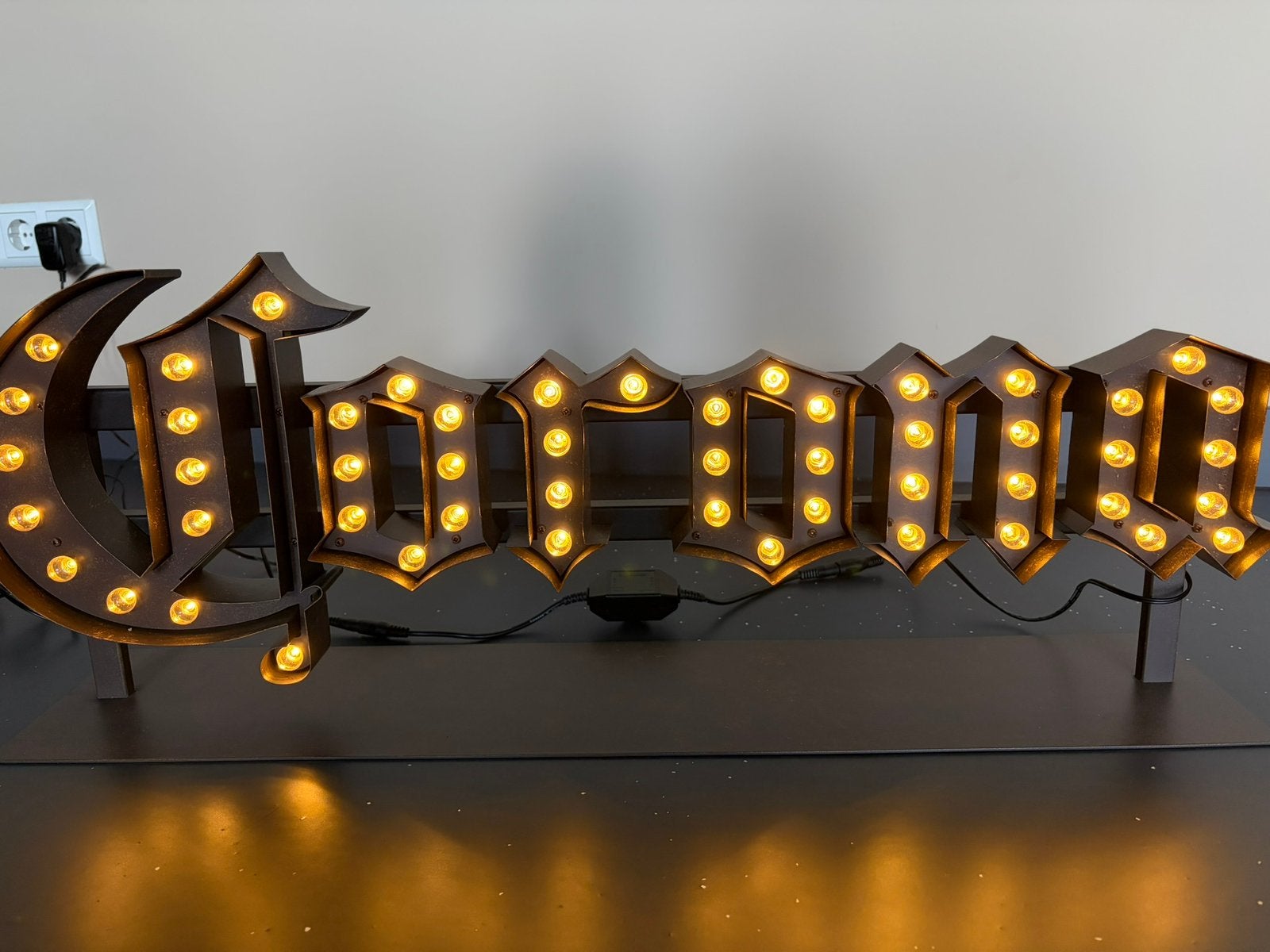 Corona lamp, Ophalen, Zo goed als nieuw, Reclamebord