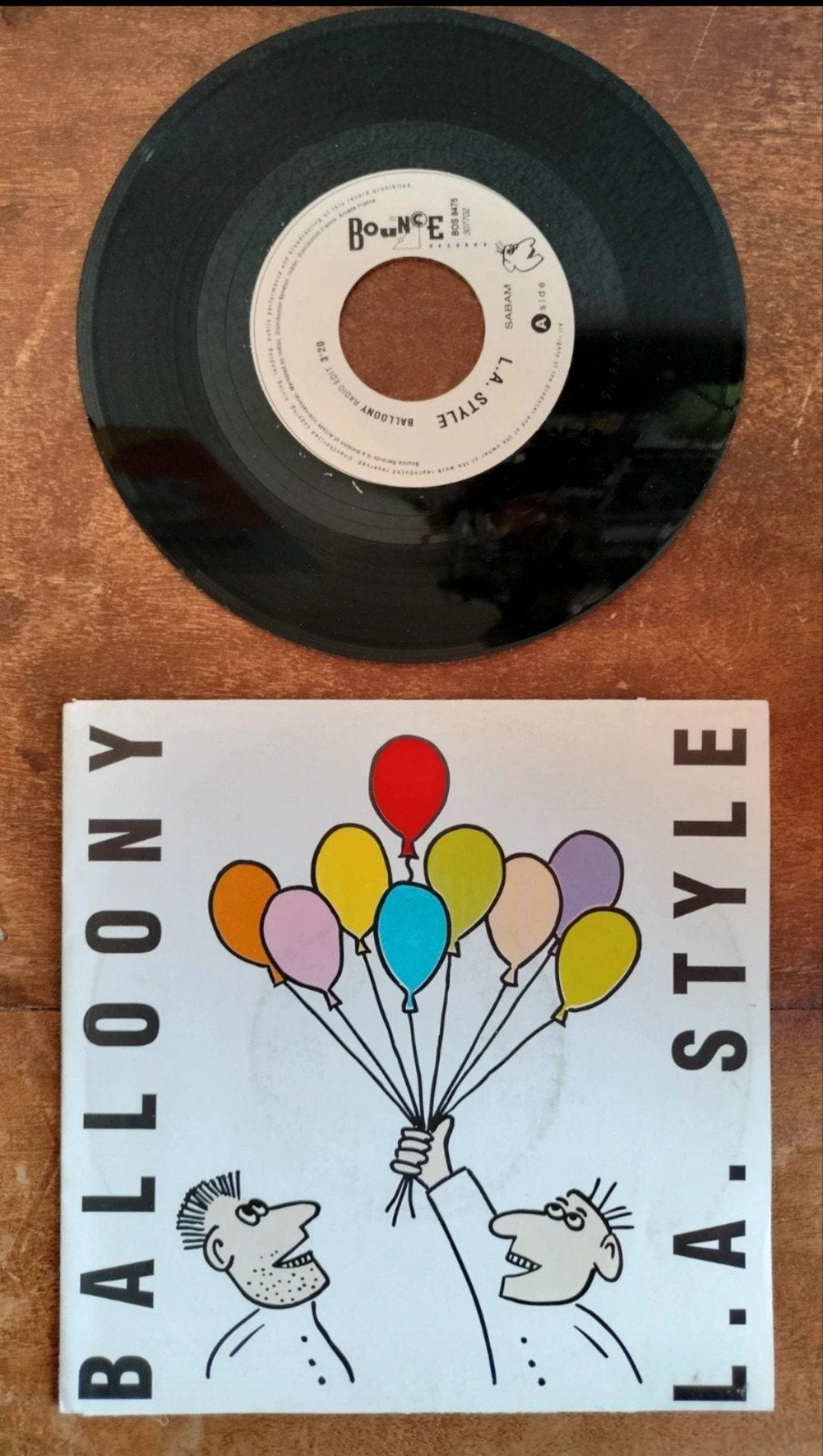 L.A. Style - Balloony (7 inch vinyl single), Gebruikt, 7 inch, Fotohoes, Ophalen of Verzenden