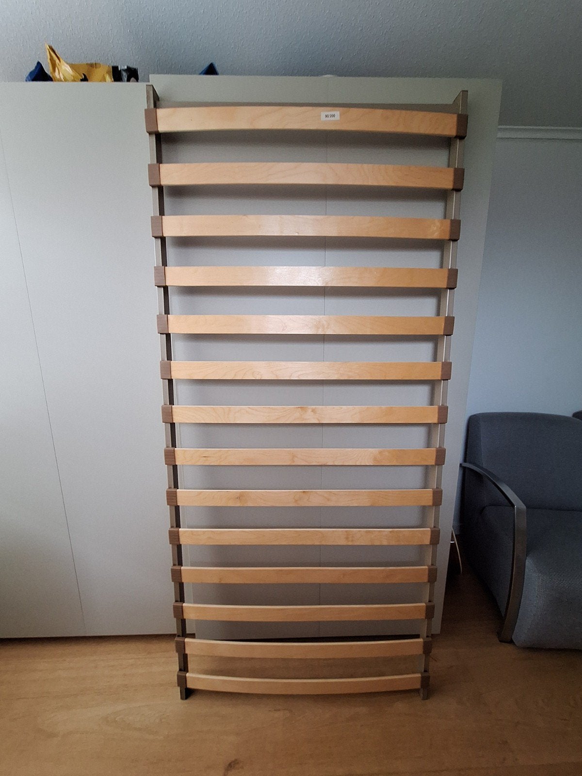 Lattenbodem 90x200cm, Ophalen, Gebruikt, Eenpersoons, 90 cm