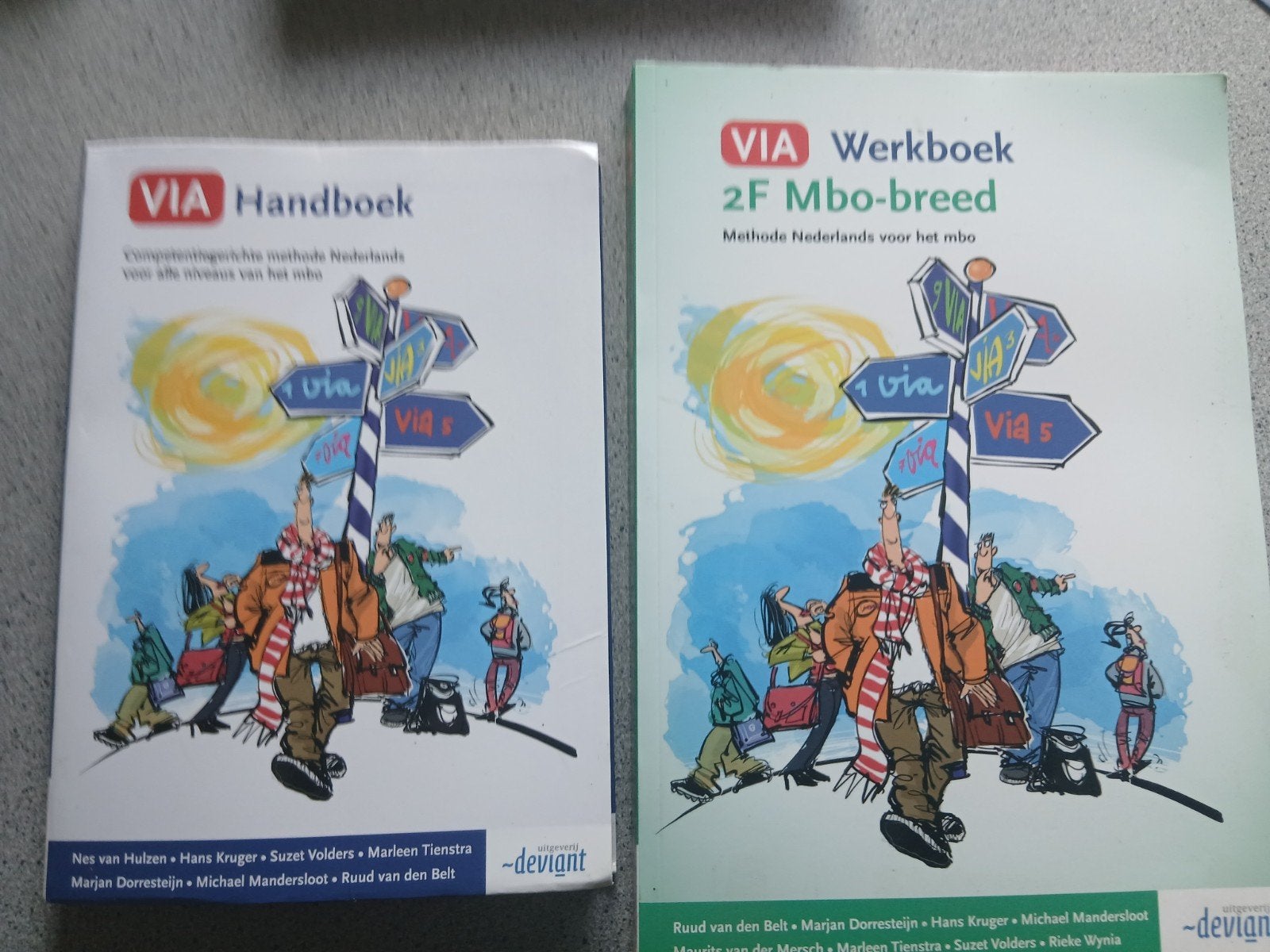 VIA Handboek en Werkboek 2F MBO Breed Nederlands Deviant, Boeken, Ophalen of Verzenden