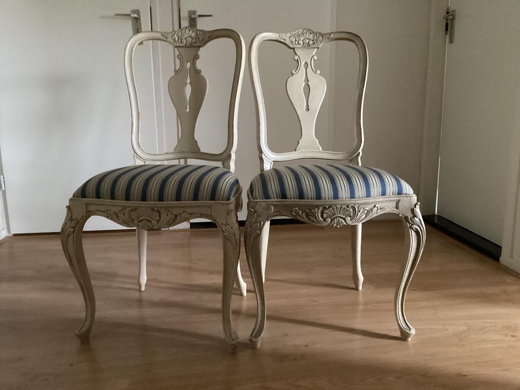 Vinted stoelen, Huis en Inrichting, Stoelen, Ophalen, Gebruikt, Twee, Biedermeier stijl