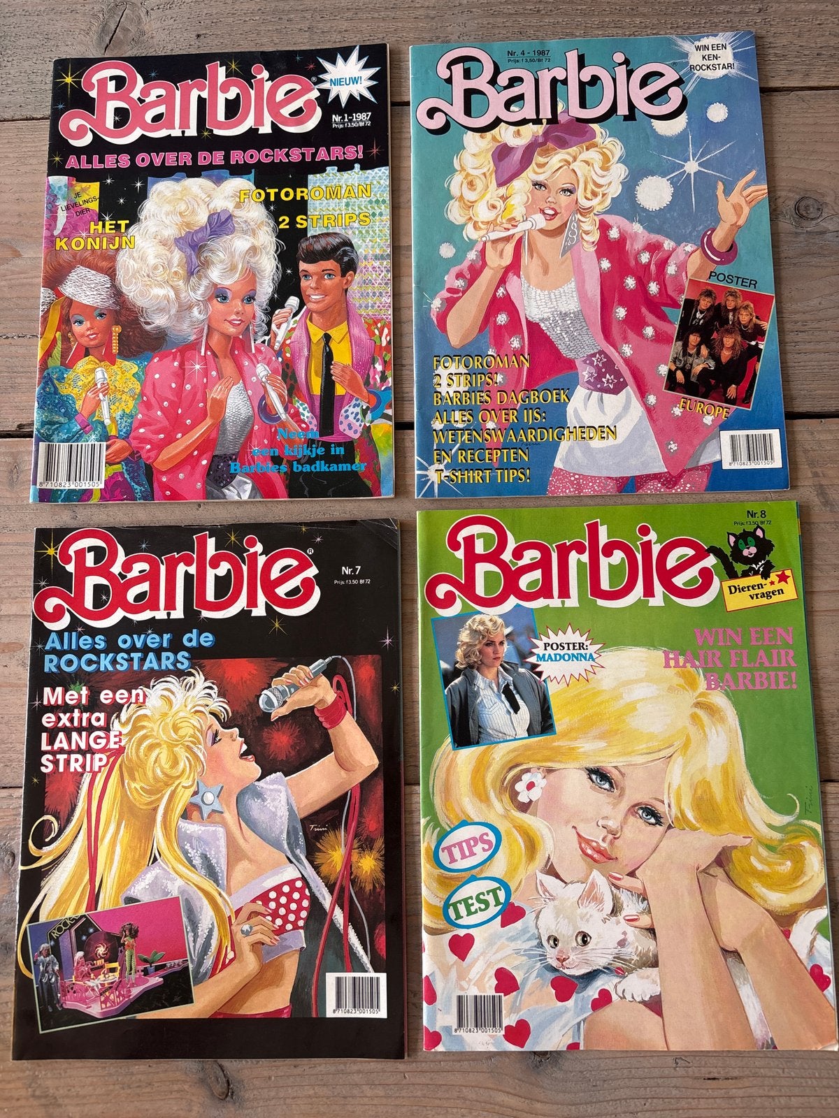 Barbie Tijdschriften Collectie - Jaren '80 Nostalgie, Ophalen of Verzenden, Gelezen, Damesbladen