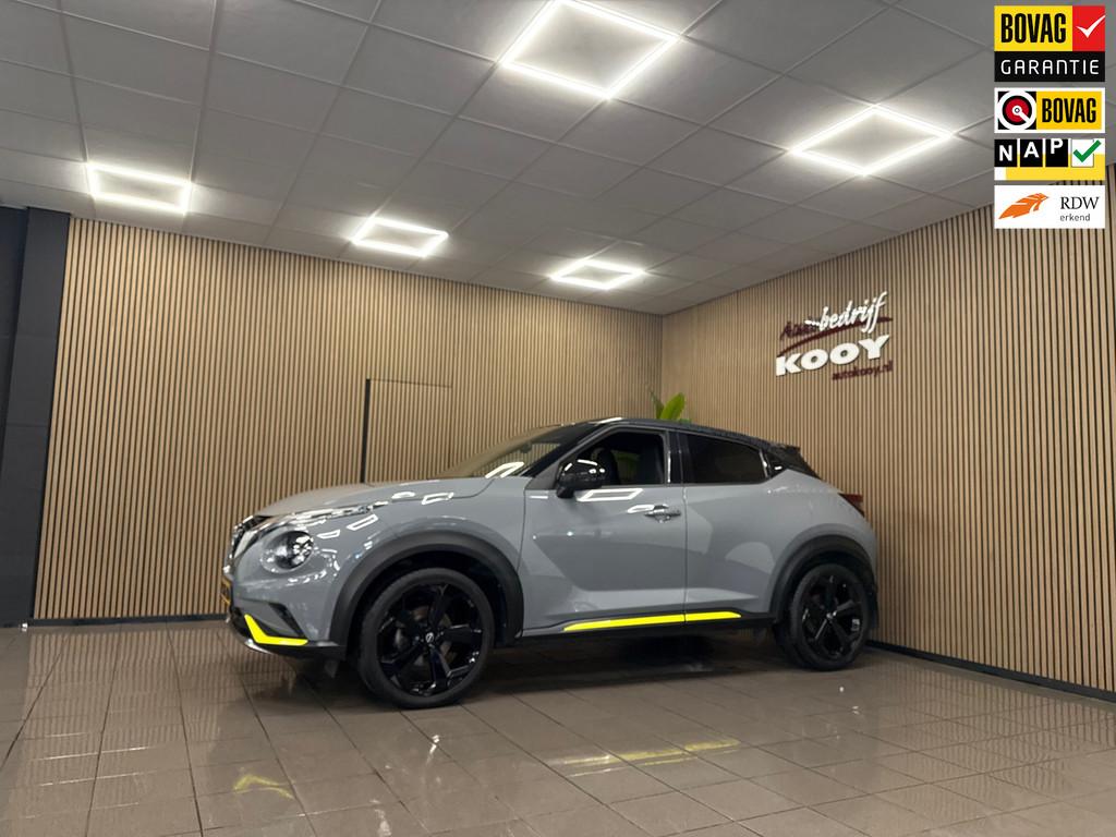Nissan Juke 1.0 DIG-T Kiiro * 1e Eig / Afn. Trekhaak / Carpl, Voorwielaandrijving, Euro 6, Leder en Stof, Origineel Nederlands