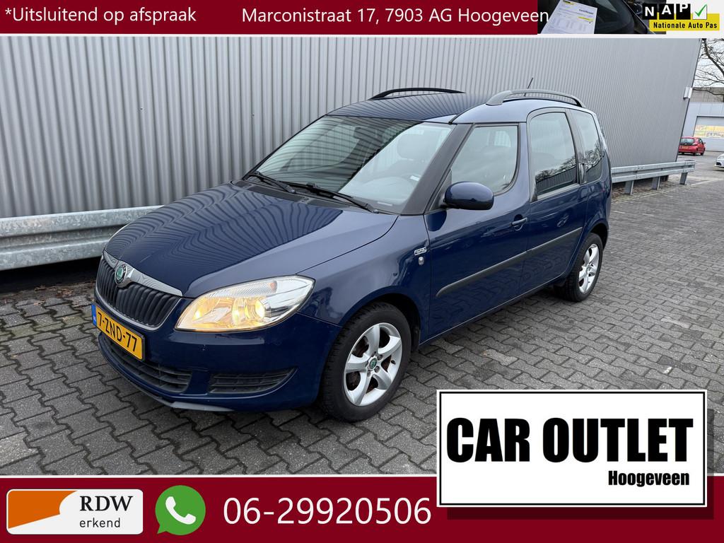 Skoda Roomster 1.2 TSI Ambition Airco Cruise 77Dkm! Nw APK -, Auto's, Voorwielaandrijving, Euro 5, Gebruikt, Zwart