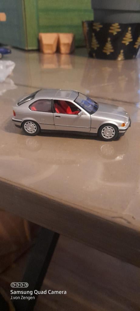 Schuco BMW 3-Serie E36 Compact - Zilver, Ophalen, Gebruikt, Auto, Schuco
