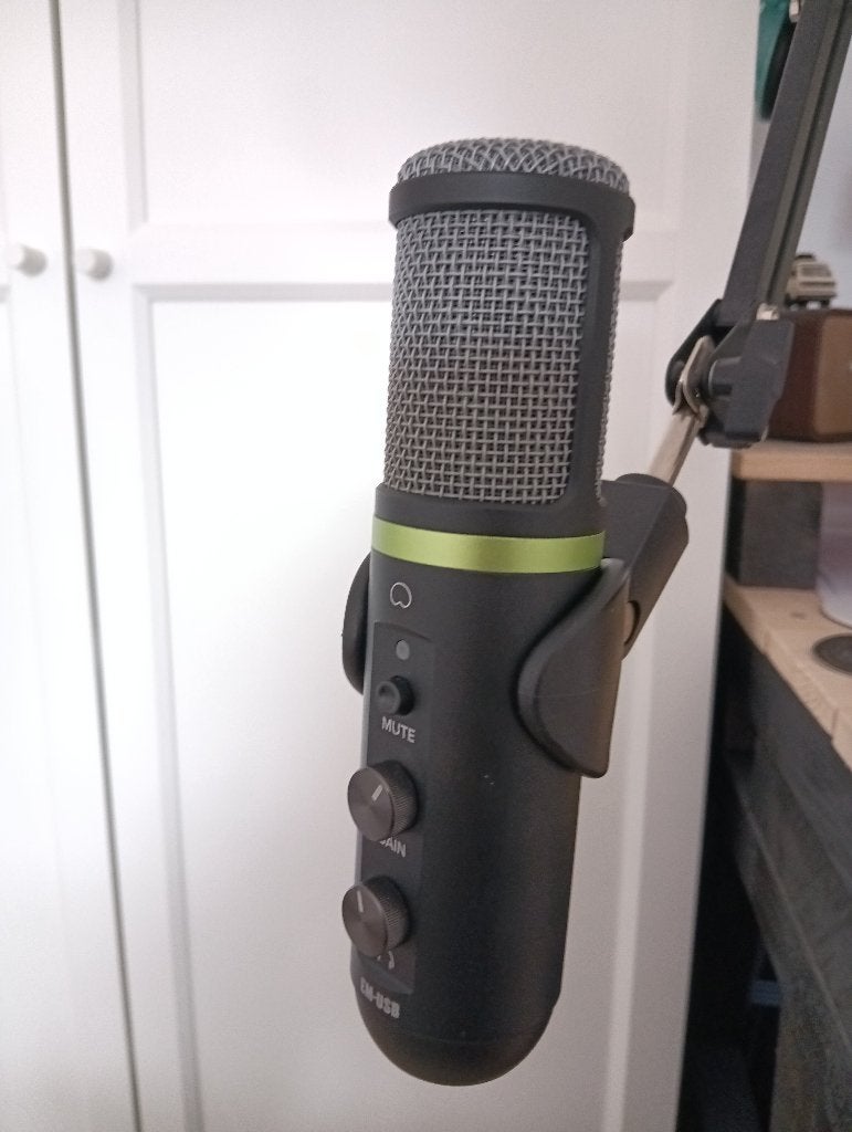 EM-USB microfoon, Muziek en Instrumenten, Microfoons, Ophalen of Verzenden, Zo goed als nieuw, Studiomicrofoon