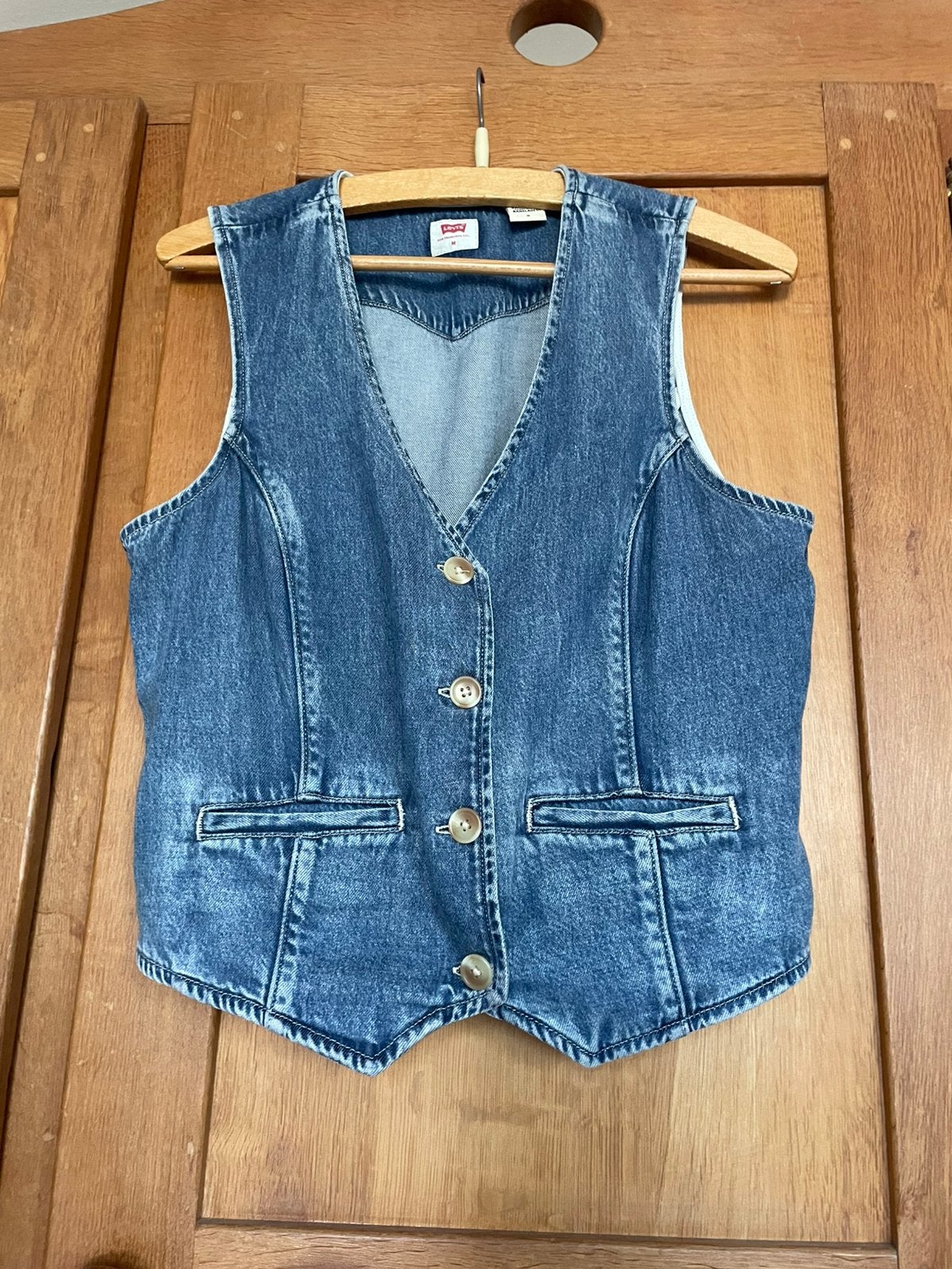 Levi’s gilet, Ophalen of Verzenden, Nieuw, Maat 38/40 (M), Blauw
