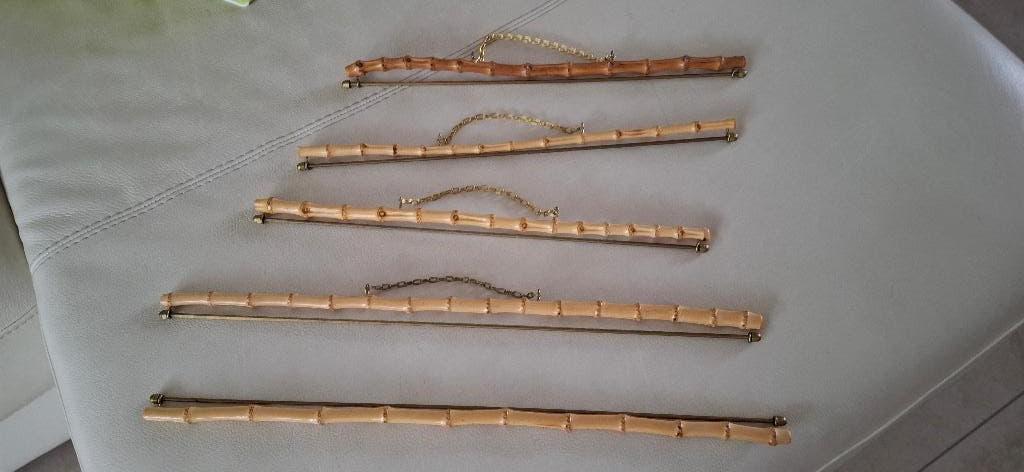 Houder/ stang voor tas of wandkleed (bamboe), Ophalen of Verzenden, Nieuw, Overige typen