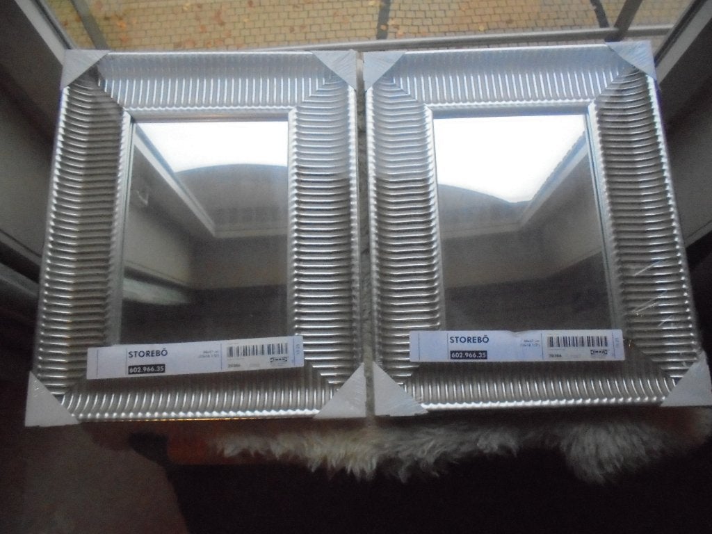 IKEA "Storebö" set: 2 spiegels (nieuw in verpakking)., Ophalen, Minder dan 50 cm, Nieuw, Minder dan 100 cm