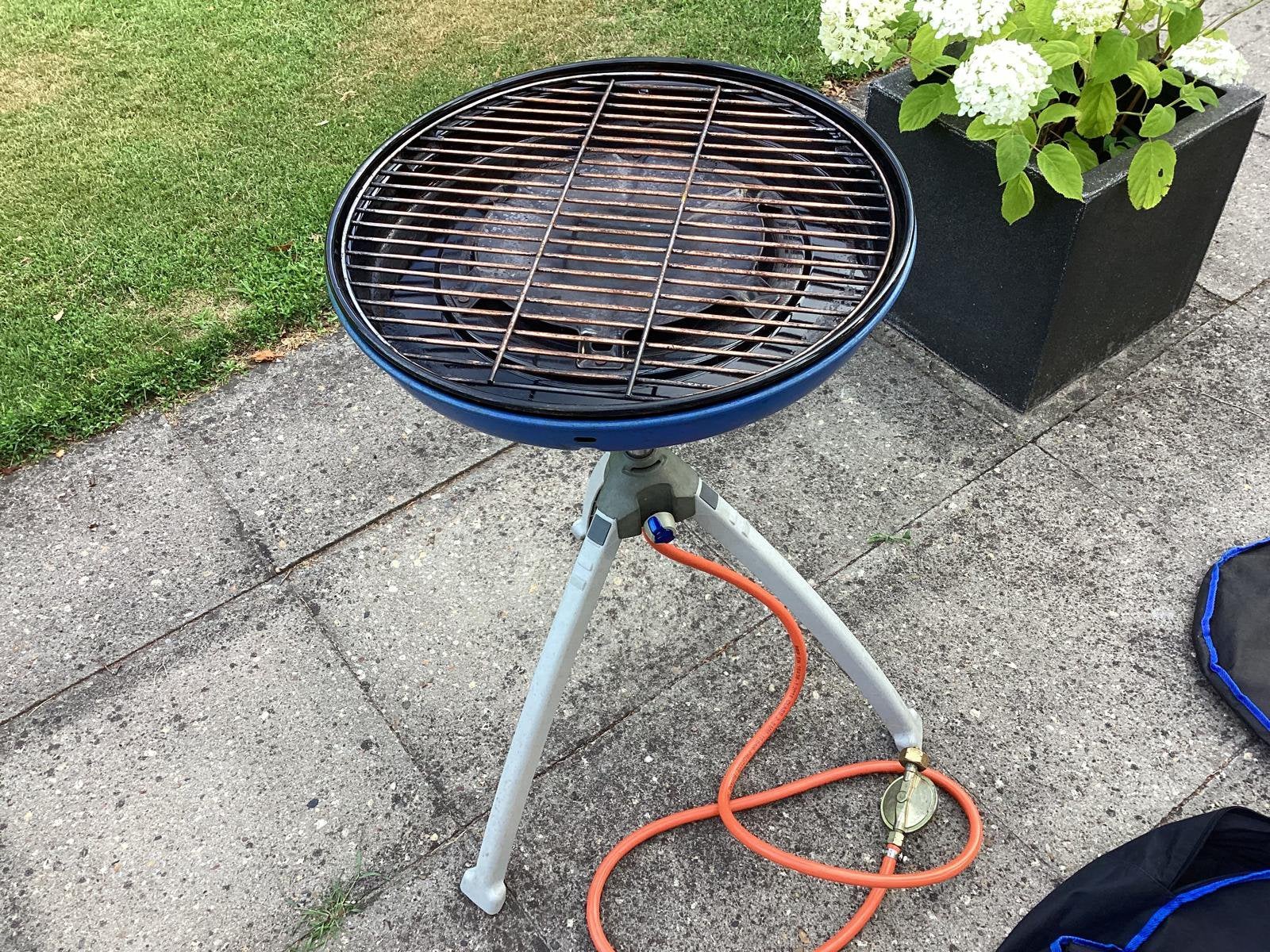 Gasbarbecue en skottelbraai, Ophalen, Zo goed als nieuw