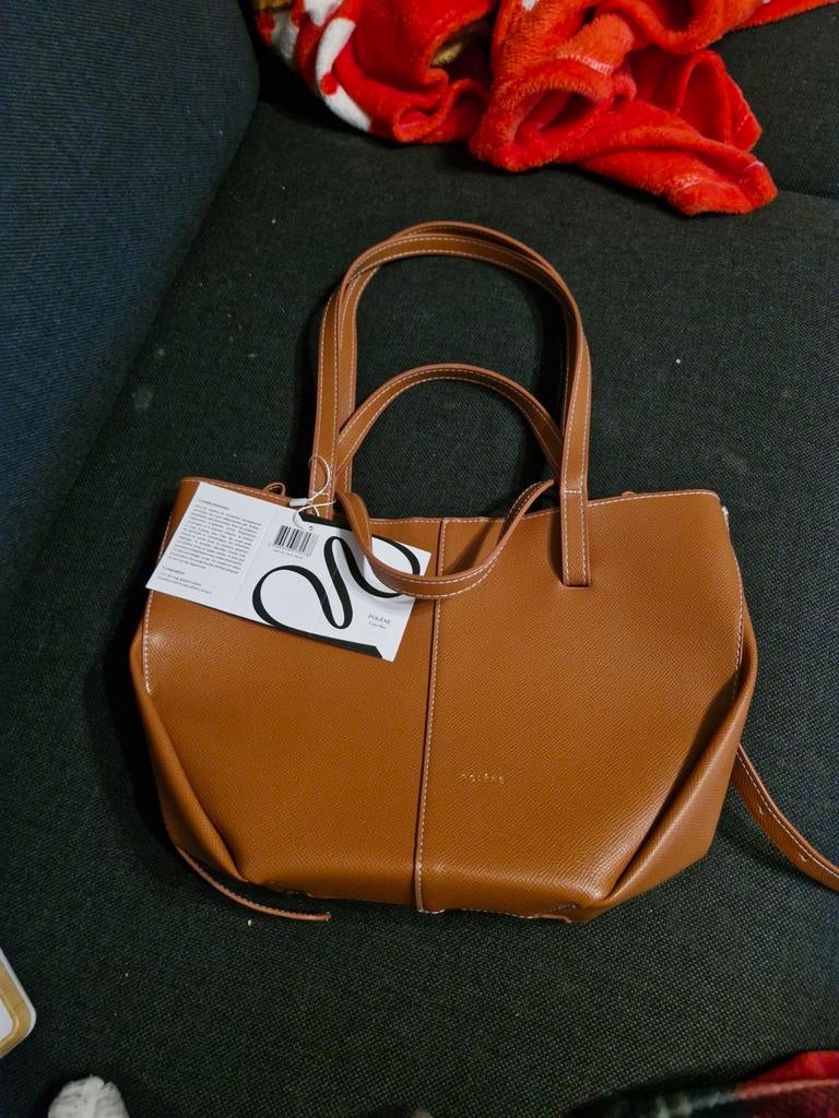 Polene handtas met portemonnee, Ophalen of Verzenden, Nieuw, Bruin, Handtas