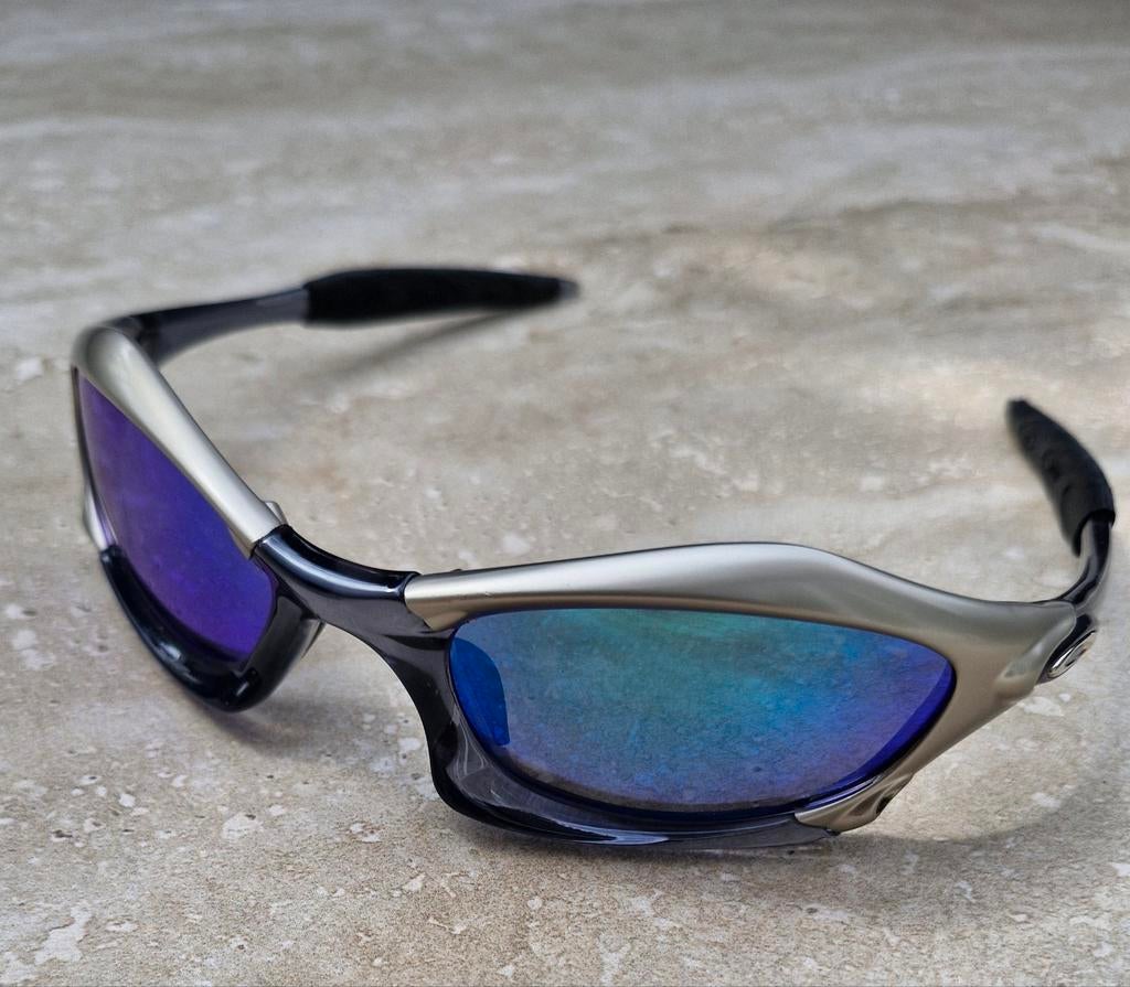 Oakley splice iridium, maat m / compact, Sieraden, Tassen en Uiterlijk, Zonnebrillen en Brillen | Heren, Ophalen of Verzenden