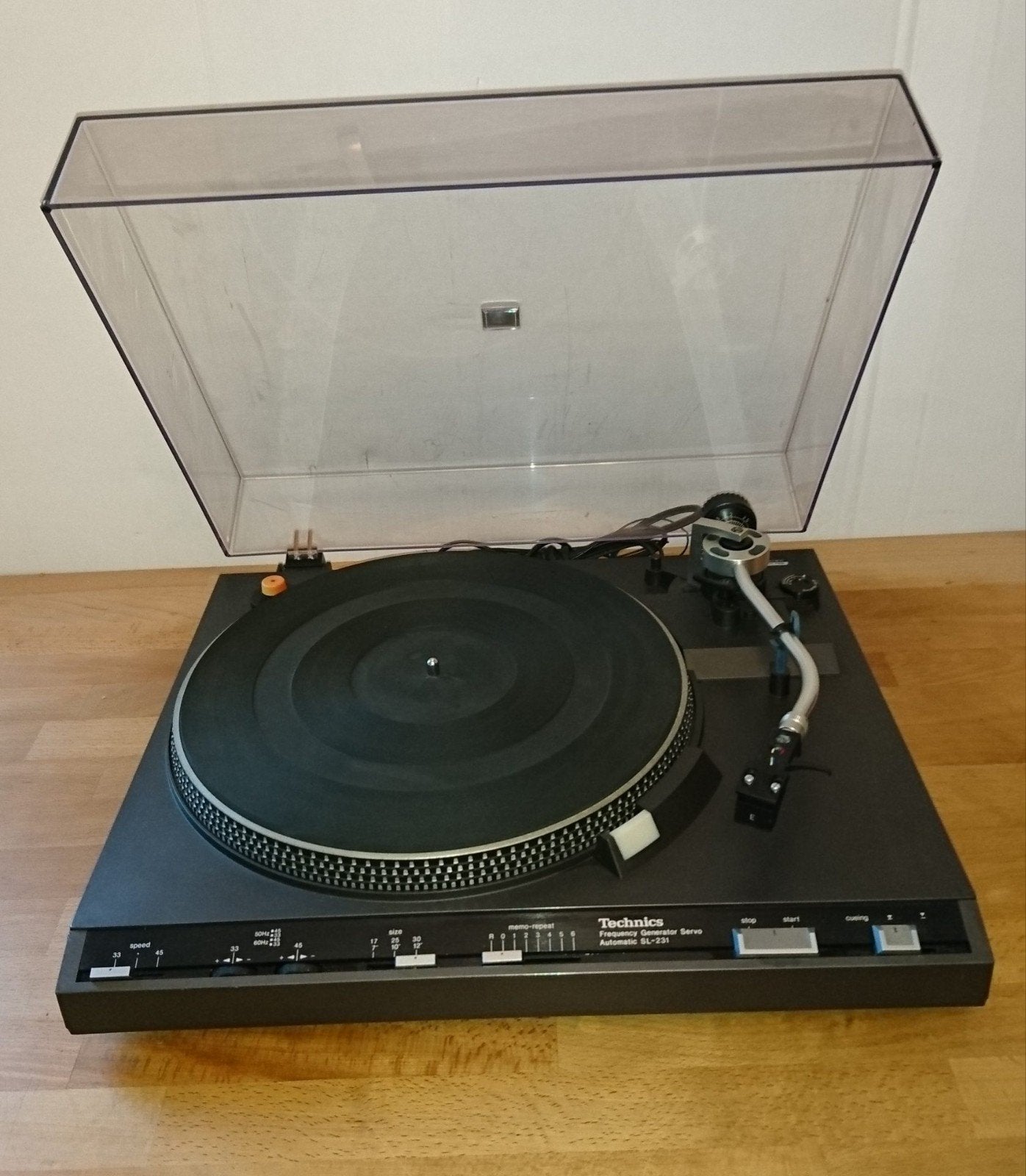 technics sl231 vol auto gereviseerd met Garantie, Automatisch, Refurbished, Ophalen of Verzenden, Platenspeler