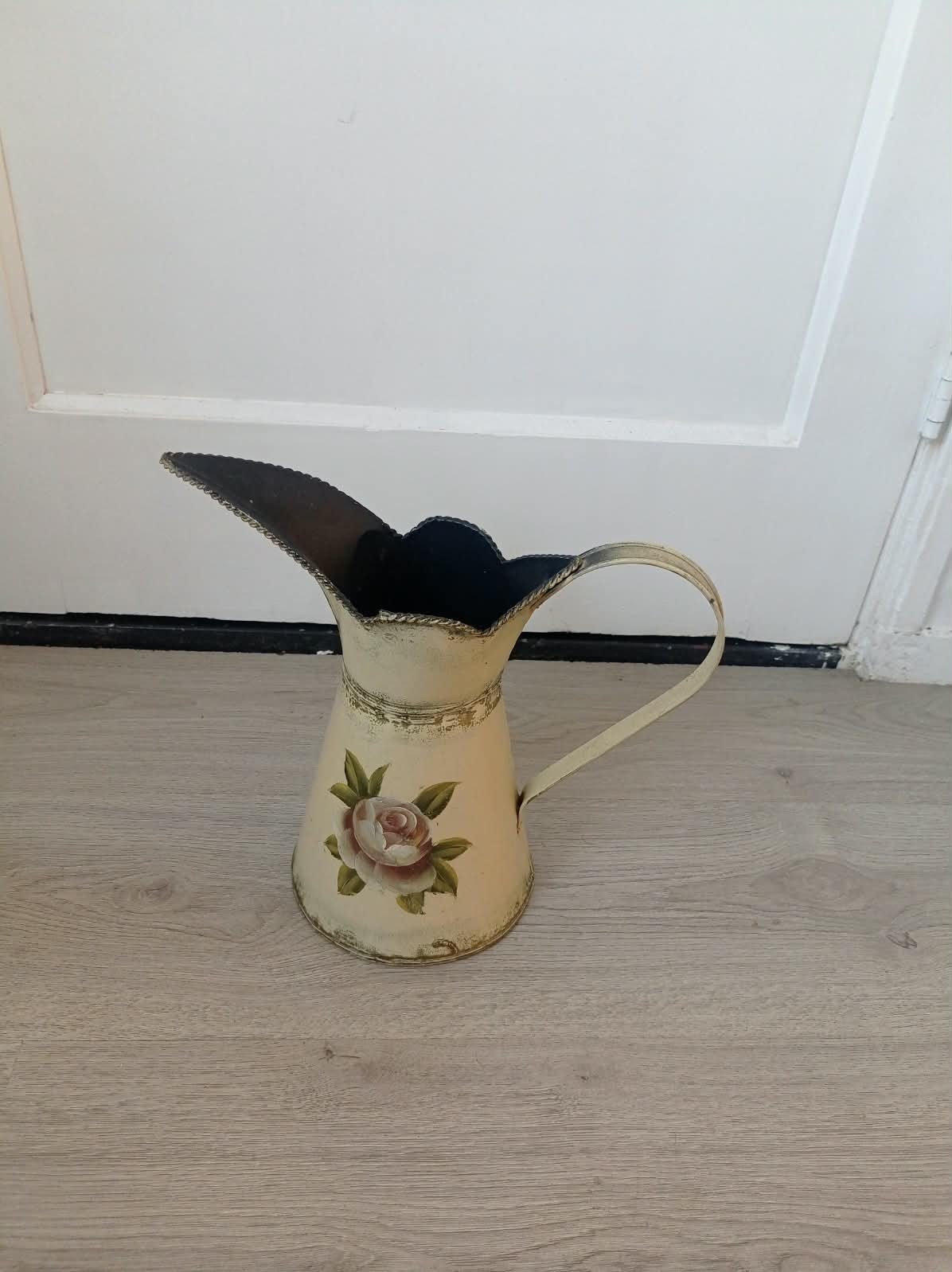 decoratieve vintage metalen melkkan, Antiek en Kunst, Ophalen of Verzenden