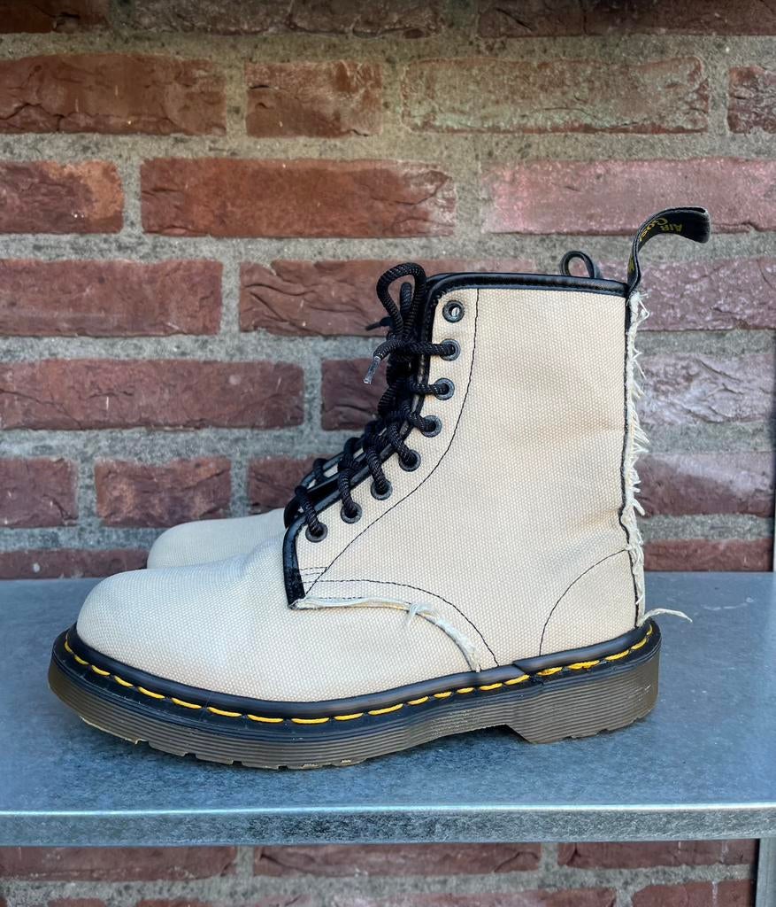 Dr. Martens 1460 MIE Canvas maat Uk 5/ Eu 38, Dr. Martens, -, Beige, -