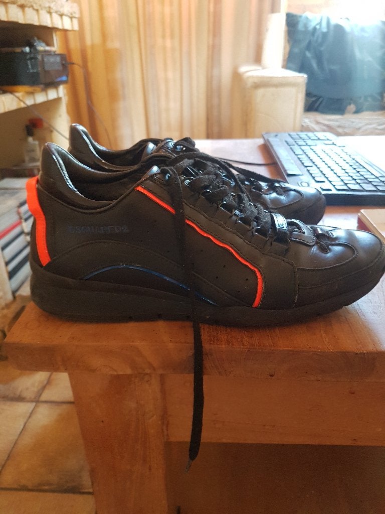 DSQUARED2 SNEAKERS M 42 1964.., Ophalen, Dsquared2, Zwart, Sneakers of Gympen