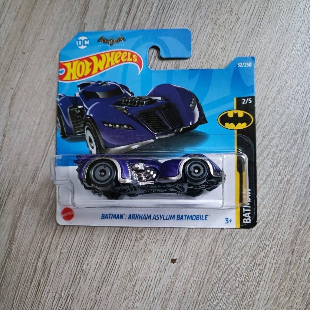 hot wheels batman arkham asylum batmobile blauw, Ophalen of Verzenden, Nieuw, Auto