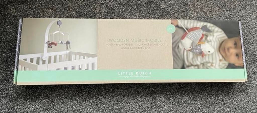 Little Dutch houten Muziekmobiel Oceaan - Zo goed als nieuw!, Ophalen of Verzenden, Zo goed als nieuw, Rond