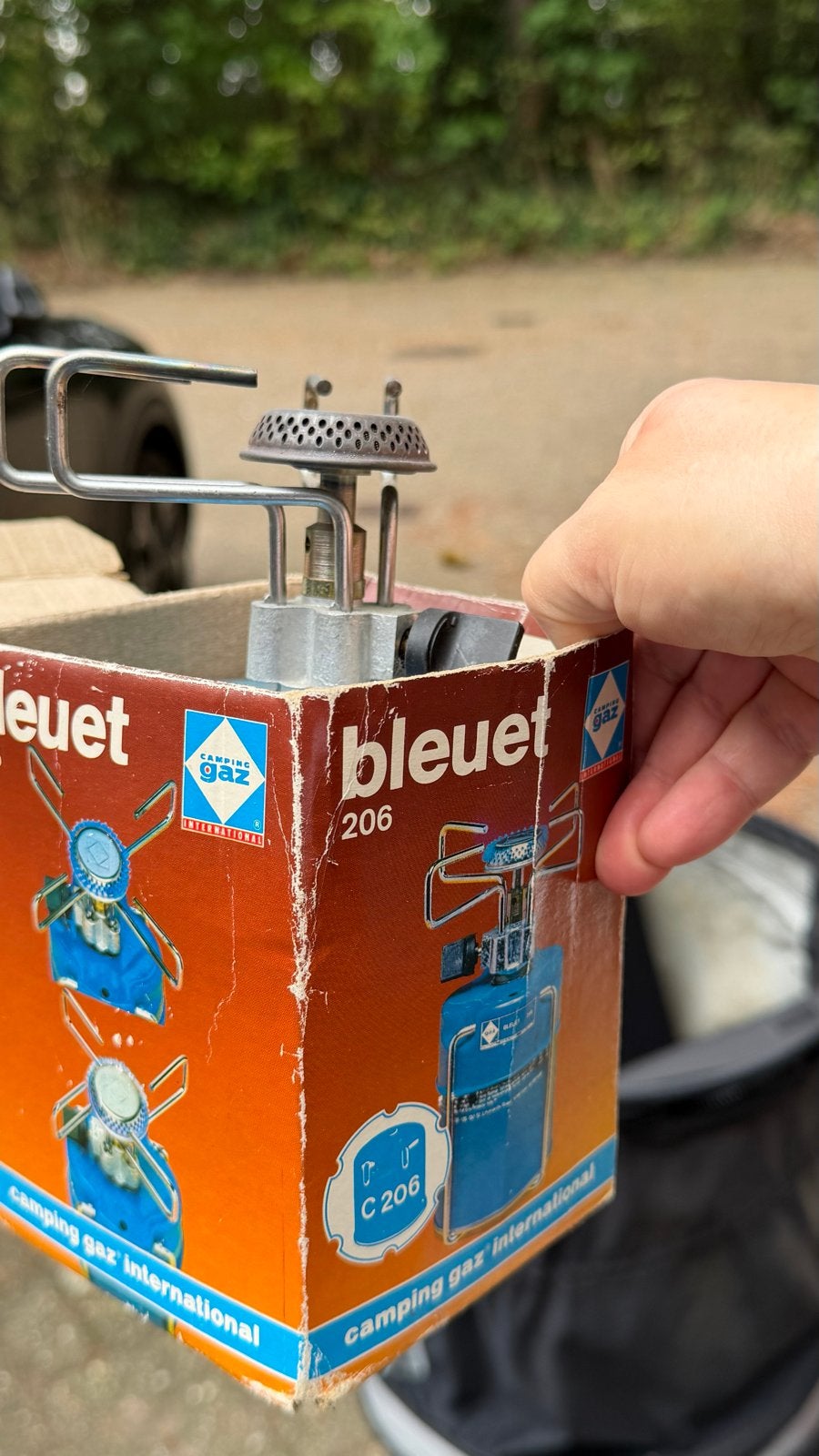 Campingaz Bleuet 206 Campingbrander - Vintage, Ophalen of Verzenden, Gebruikt