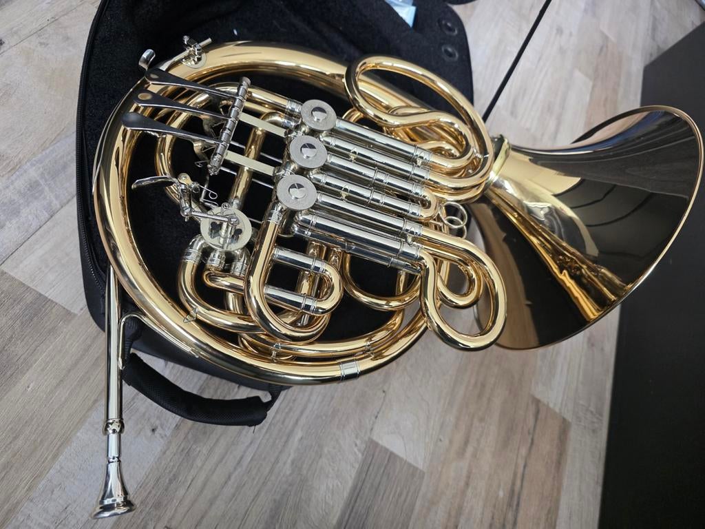 Dubbele waldhoorn Thomann 401G, Muziek en Instrumenten, Ophalen