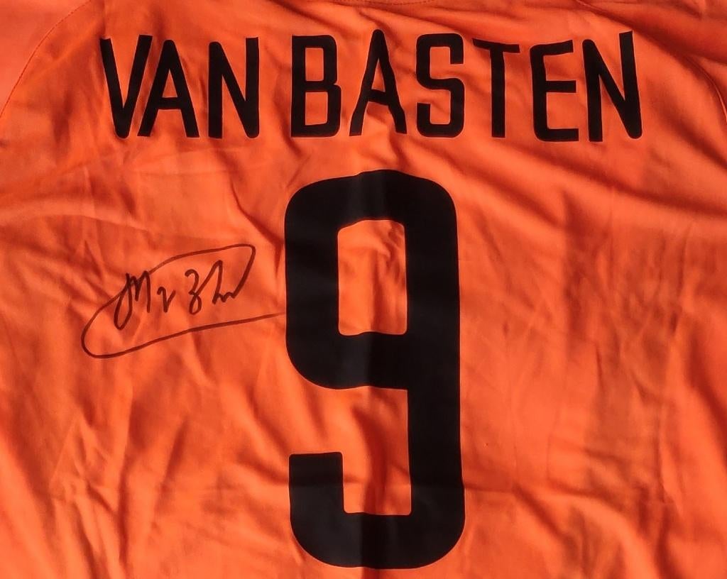 Marco van Basten gesigneerd oranje shirt XL Nike NL elftal, Verzamelen, Sportartikelen en Voetbal, Ophalen, Nieuw, Overige binnenlandse clubs