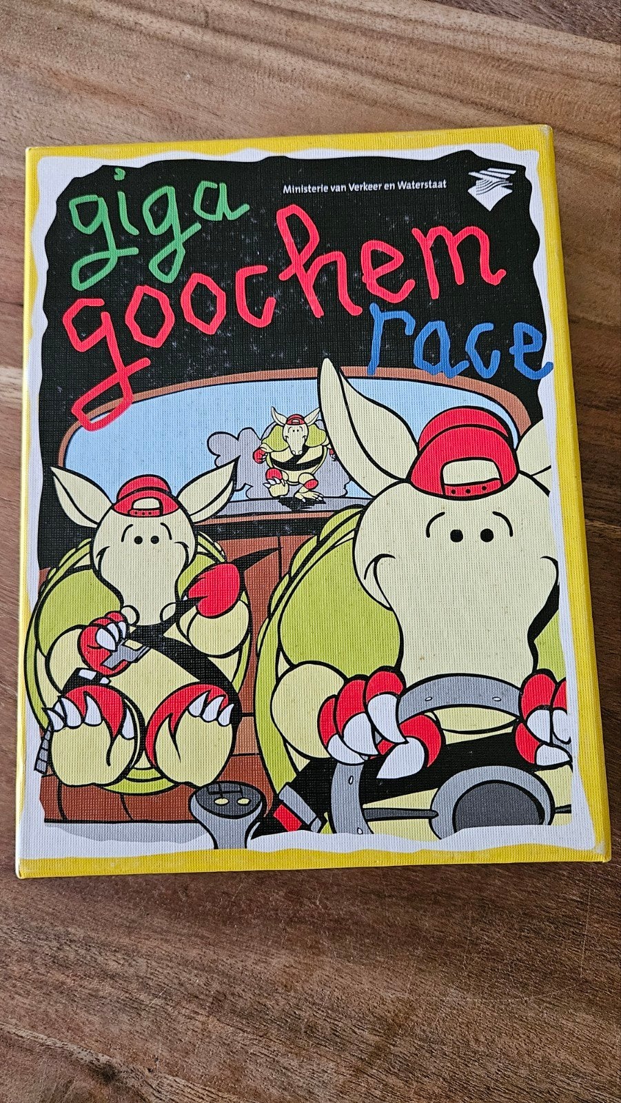 Giga Goochem Race Bordspel - Compleet en in goede staat, Vijf spelers of meer, Ophalen of Verzenden, Gebruikt, Ministerie van Verkeer en Waterstaat