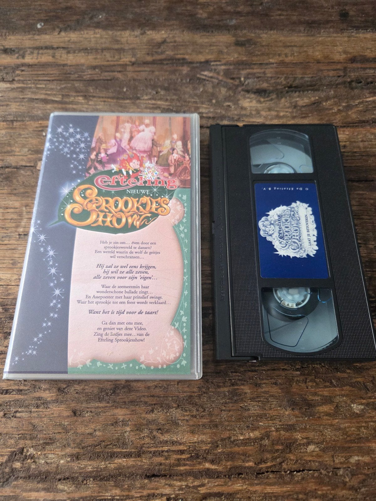 Efteling Sprookjesshow VHS Videoband, Verzamelen, Efteling, Ophalen of Verzenden