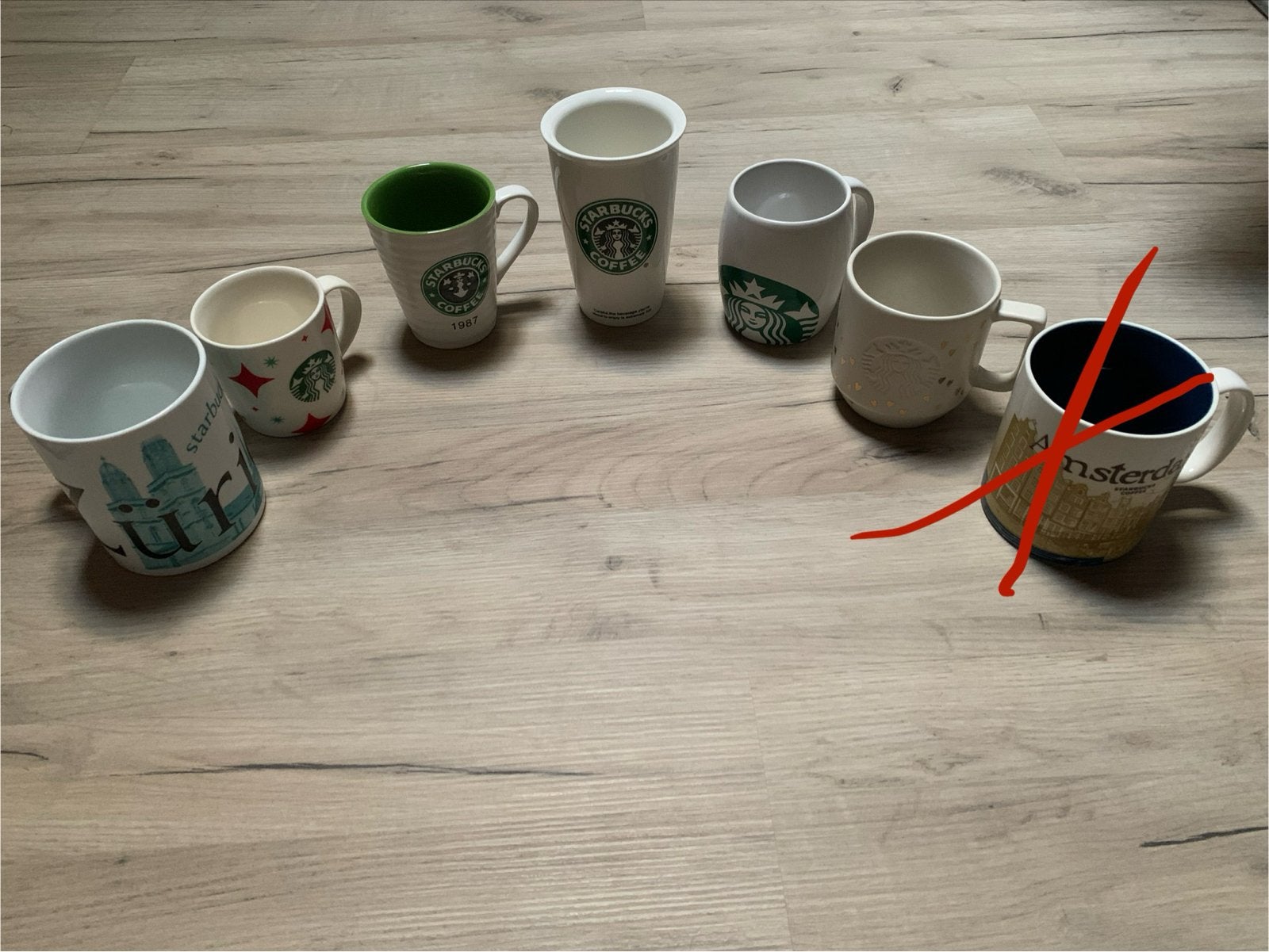 6 stuks Starbucks mokken, Ophalen of Verzenden, Nieuw, Gebruiksvoorwerp