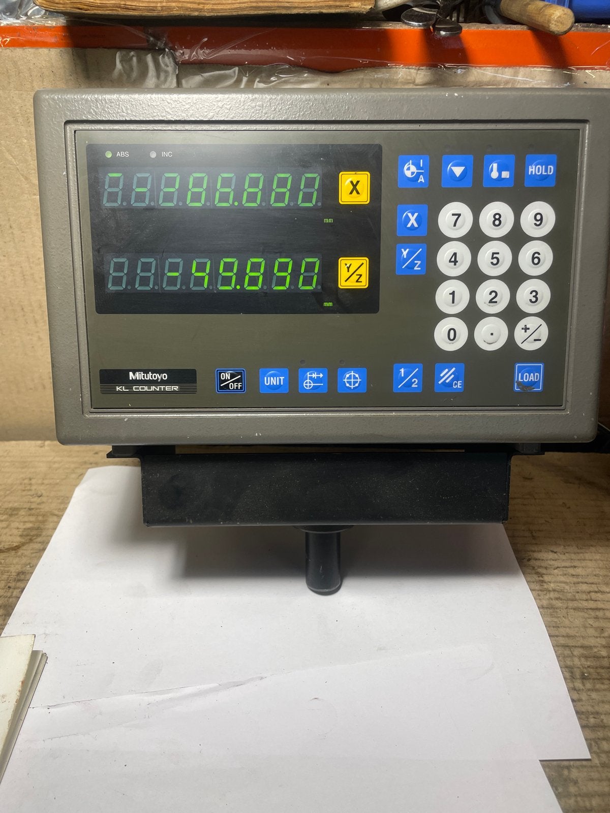 Mitutoyo KL-12 Digitale Teller/DRO voor Metaalbewerking, Hobby en Vrije tijd, Ophalen, Gebruikt