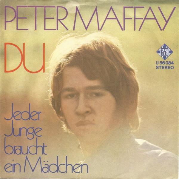 Peter Maffay - Du (Single), Cd's en Dvd's, Vinyl Singles, Gebruikt, Fotohoes, Single, 1970 - 1979, Pop, 7 inch, Ophalen of Verzenden