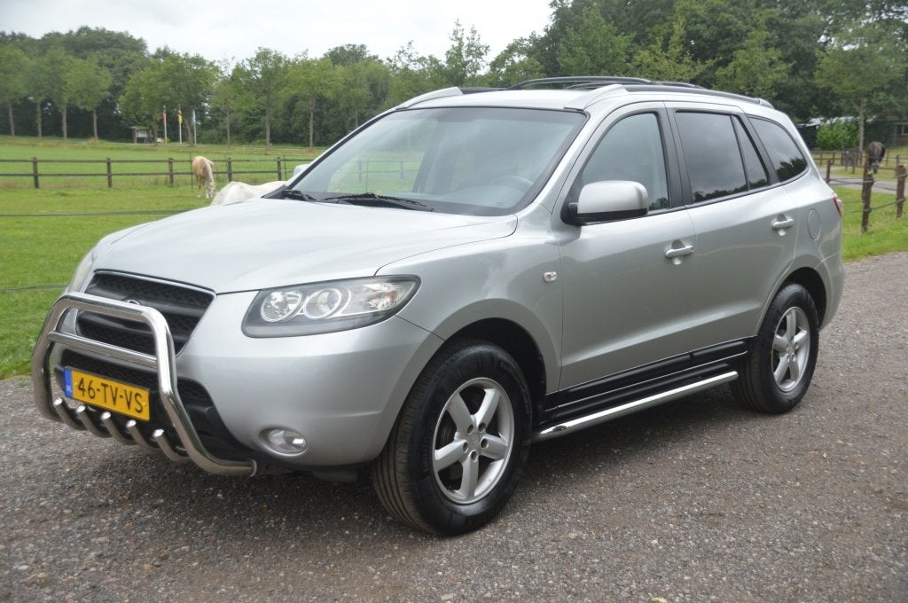 Hyundai Santa Fe 2.7i V6 Dynamic Clima Cruise Trekhaak, Voorwielaandrijving, Gebruikt, 2000 kg, Bedrijf